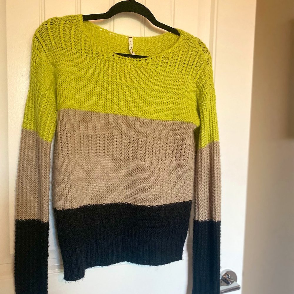 Edgy Woven Sweater